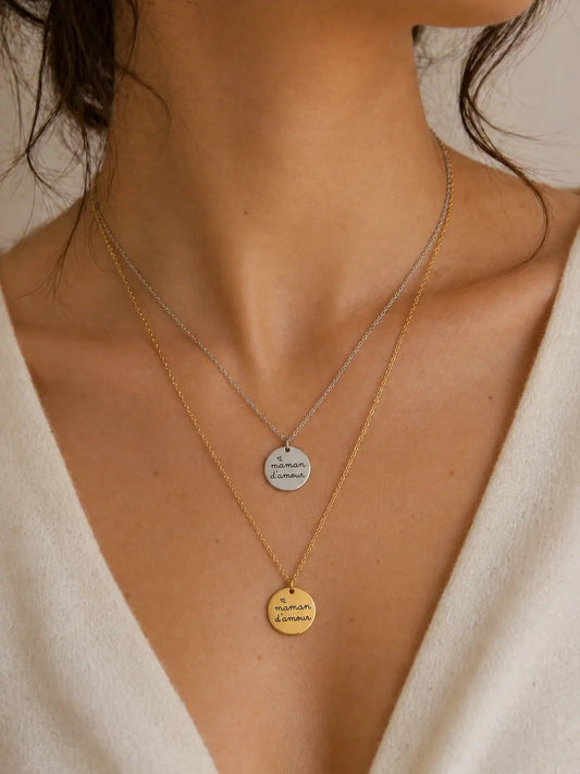Collier “Maman d’amour” – Édition Fête des Mères L'atelier d'Aimie
