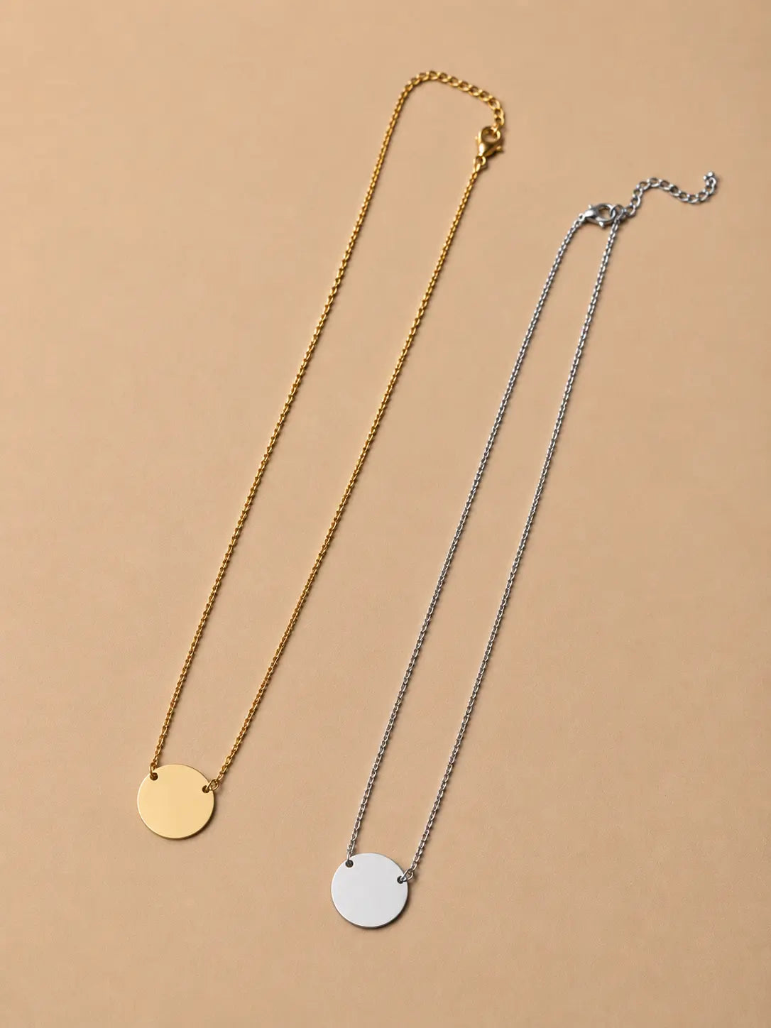 Collier initiale rond L'atelier d'Aimie