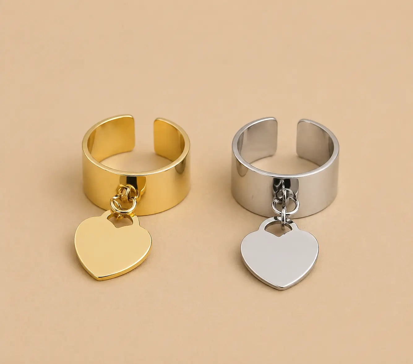 Bague cœur personnalisée L'atelier d'Aimie