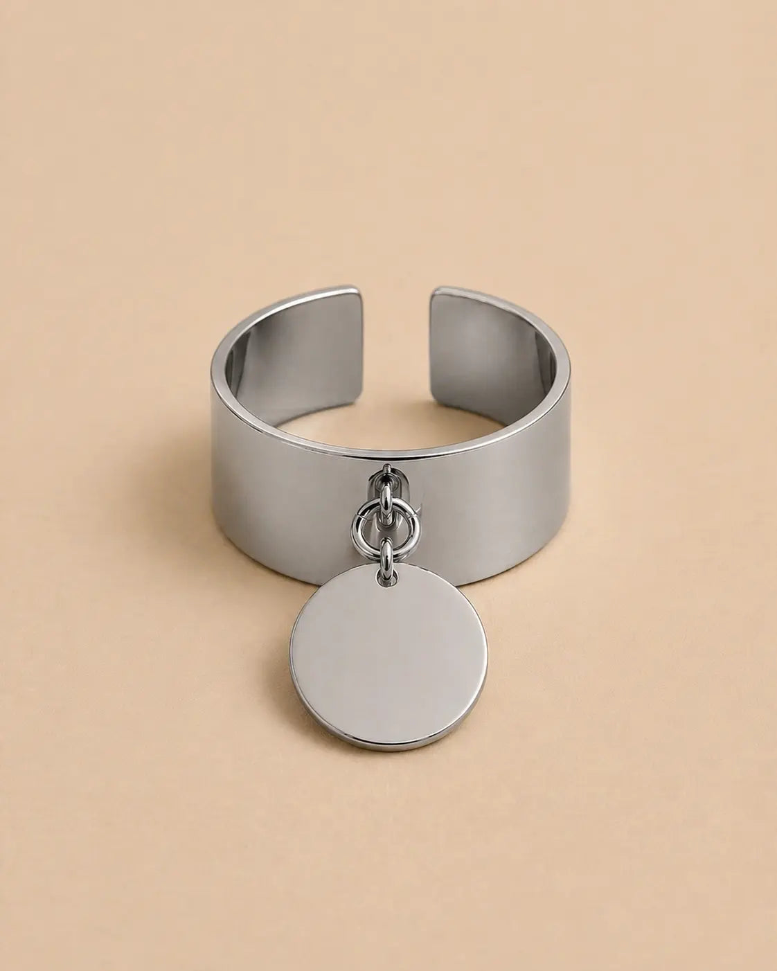 Bague médaille personnalisée L'atelier d'Aimie