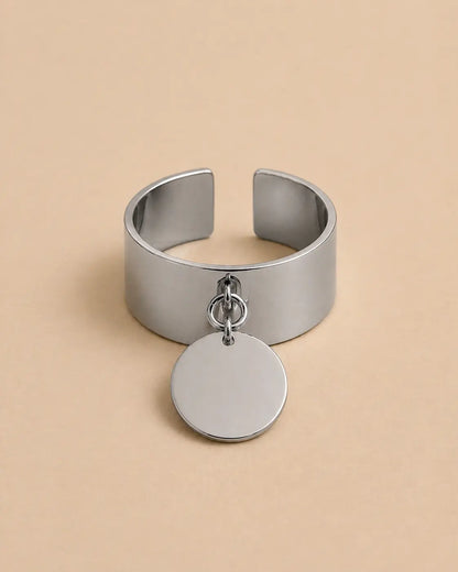 Bague médaille personnalisée L'atelier d'Aimie
