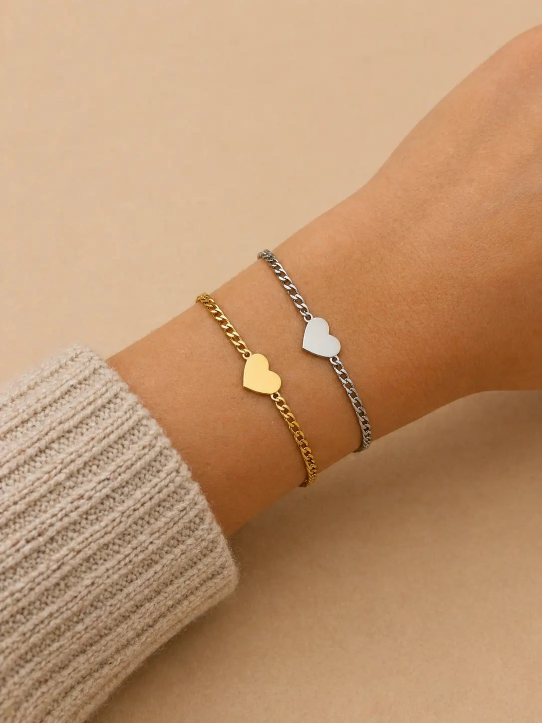 Bracelet coeur personnalisé L'atelier d'Aimie