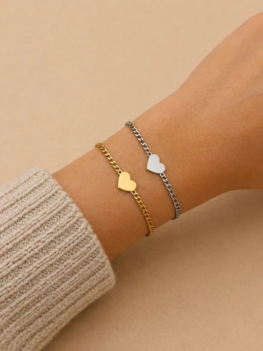 Bracelet coeur personnalisé L'atelier d'Aimie