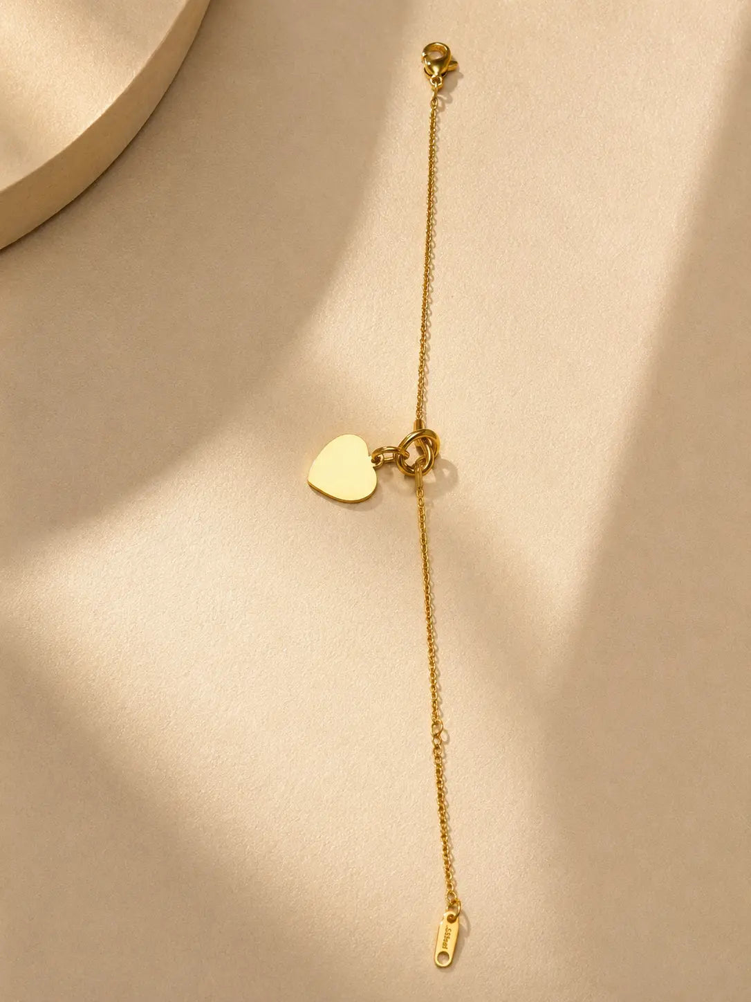Bracelet cœur lien personnalisable L'atelier d'Aimie