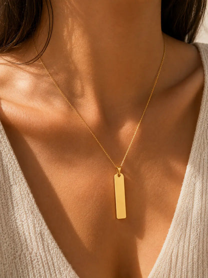 Collier barre personnalisable mixte L'atelier d'Aimie