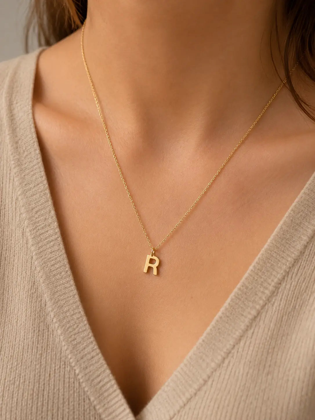 Collier initiale L'atelier d'Aimie