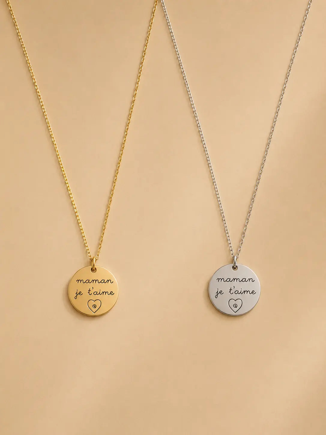 Collier “Maman je t’aime” – Édition Fête des Mères L'atelier d'Aimie